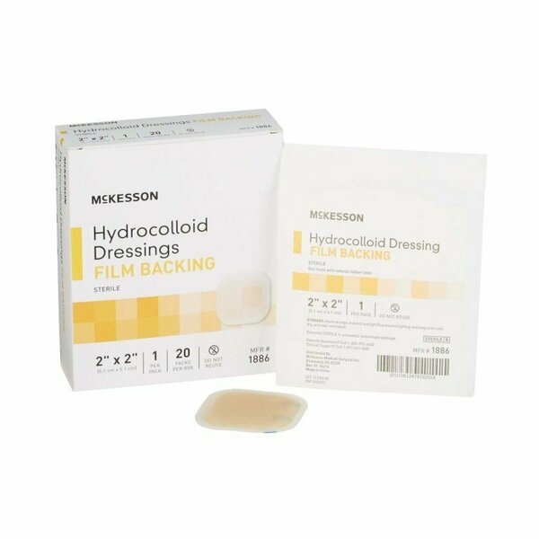 Mckesson Hydrocolloid Dressing, 2 x 2 Inch, 400PK 1886